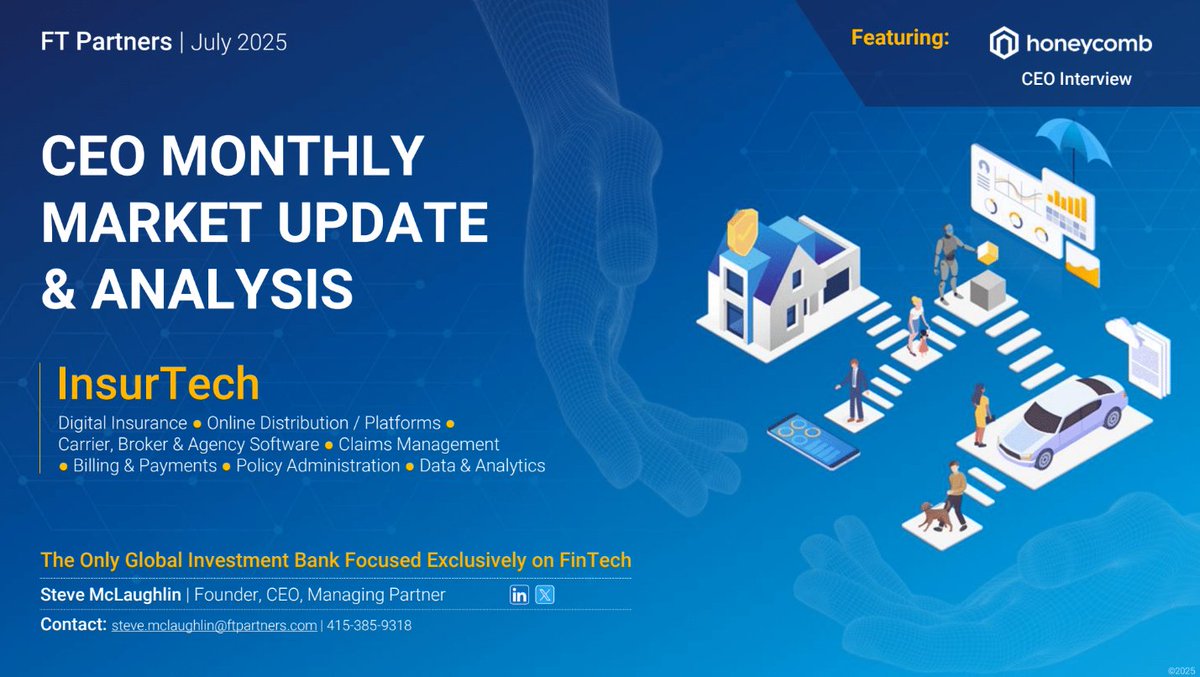 Steve McLaughlin FT (@ftpartners) on Twitter photo This month’s #InsurTech CEO Market Update & Analysis features an exclusive interview with Itai Ben-Zaken, Co-founder and CEO of <a href="/honeycombins/">Honeycomb Insurance</a>, a provider of digital real estate insurance solutions finte.ch/InsurTechJuly2… #FinTech This month’s #InsurTech CEO Market Update & Analysis features an exclusive interview with Itai Ben-Zaken, Co-founder and CEO of <a href="/honeycombins/">Honeycomb Insurance</a>, a provider of digital real estate insurance solutions finte.ch/InsurTechJuly2… #FinTech