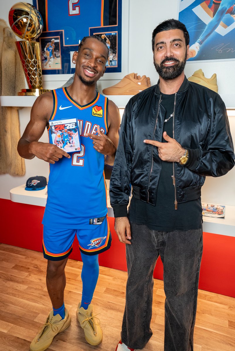Regular Season MVP ✅ Scoring Title ✅ NBA Champ ✅ Finals MVP ✅ Shai 001 ✅

NBA 2K26 Cover Star ✅