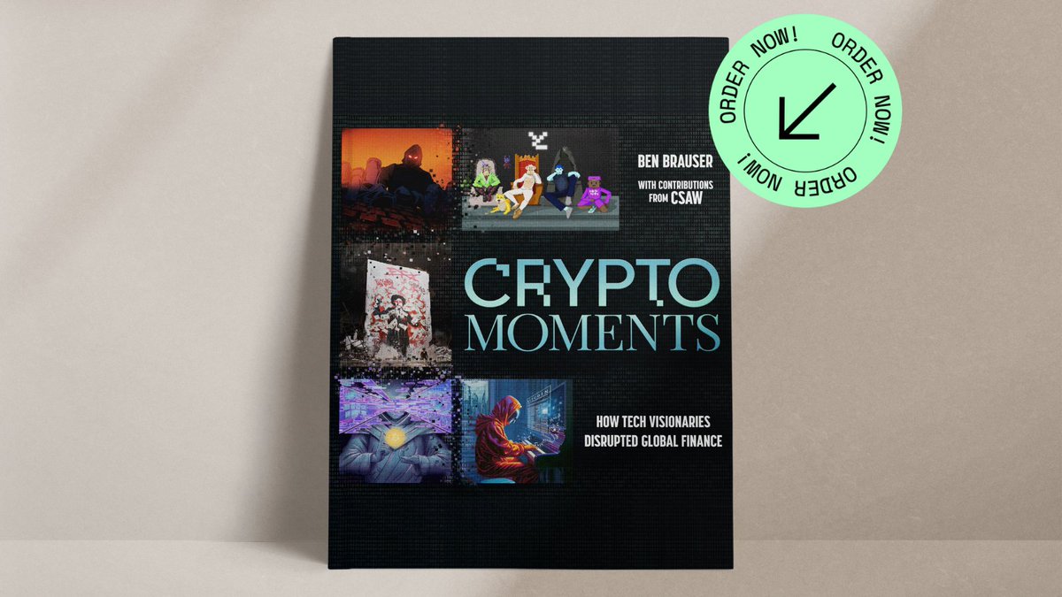 “KNOW THE PAST, DEFINE THE FUTURE” - <a href="/illumanbeing/">illen⛩️</a>

Get your copy of Crypto Moments Volume I
🔗Link in bio

#CryptoHistory #Bitcoin #BlockchainRevolution #DeFiRevolution