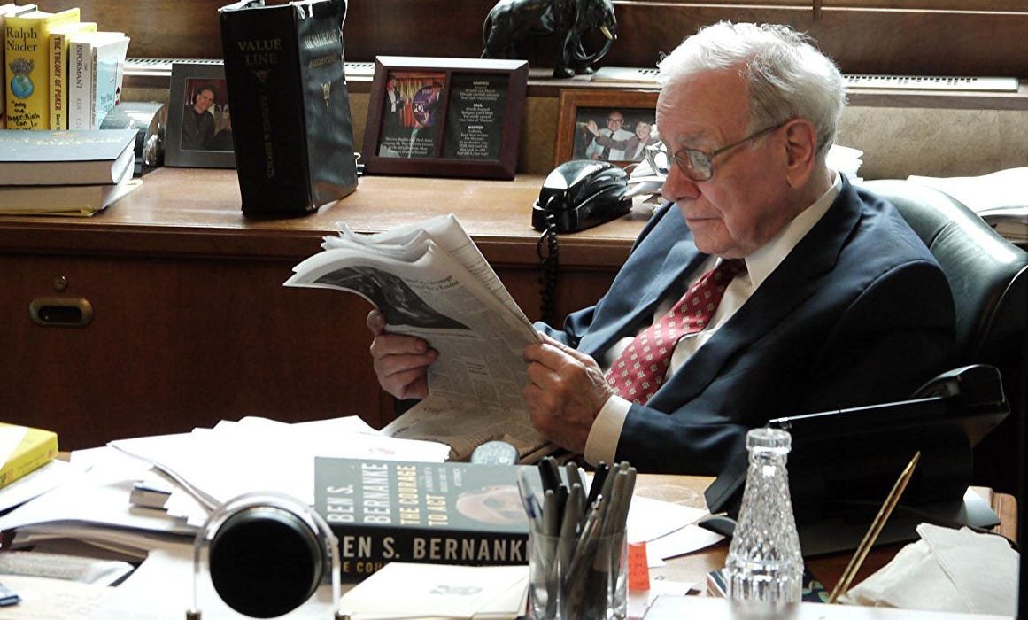 yo's tweet image. Warren Buffet spent 6 hours a day reading.
Imagine what he could have accomplished if he had Grok summaries.