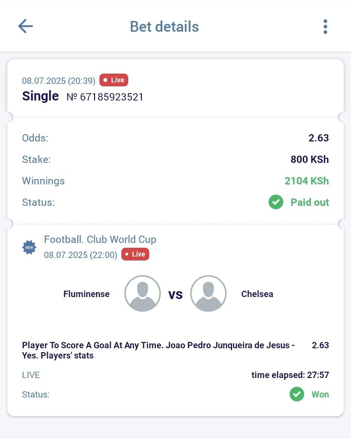 Congratulations if you played 🔥🤑✅️Don't miss out tomorrow's wins.

Telegram ➡️  t.me/Mainoo2025

WhatsApp ➡️ chat.whatsapp.com/KvRUFrWcYwp2FO…