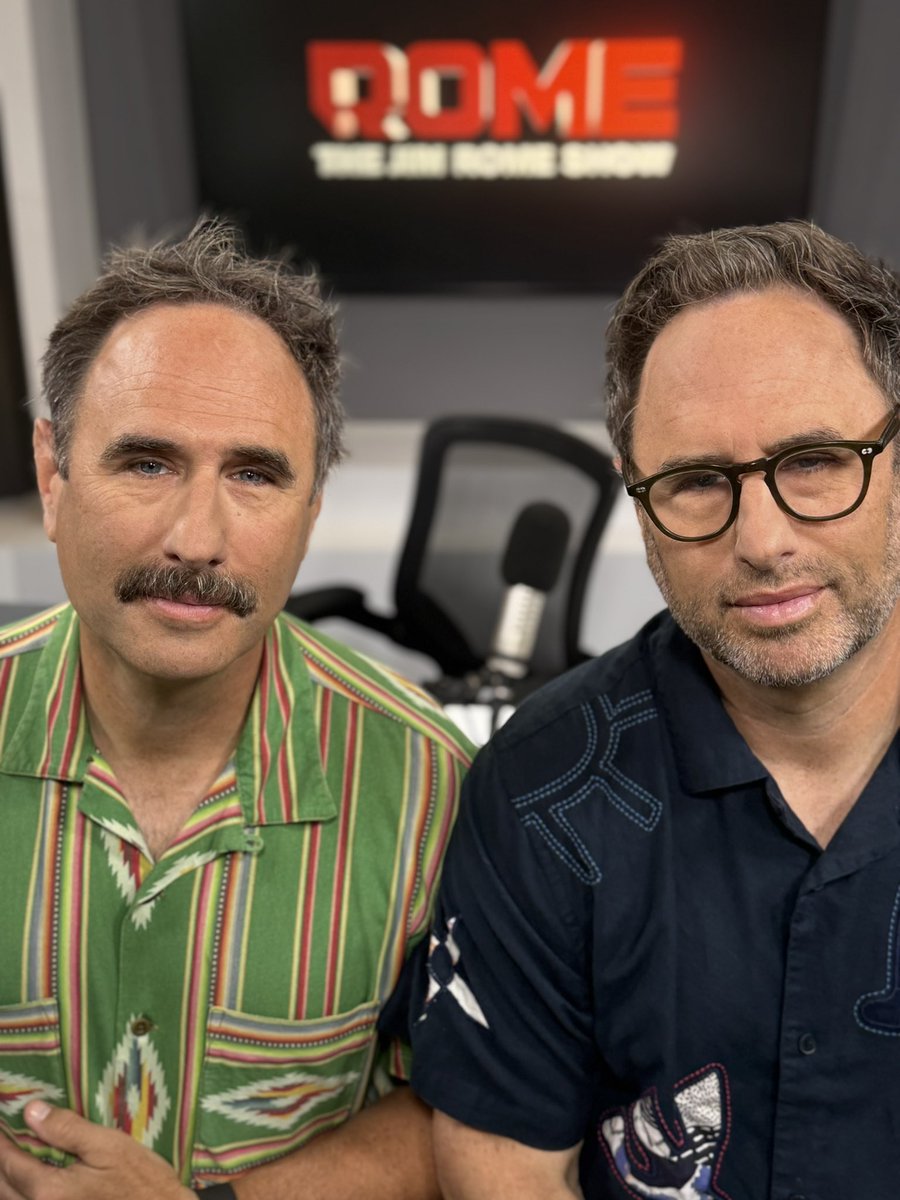 Day 2 in The Jungle guest hosting <a href="/jimrome/">Jim Rome</a> ‘s awesome radio show which will stream on X.  Rate our shirts.