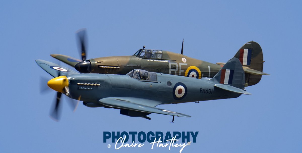 The <a href="/RAFBBMF/">RAF BBMF</a> fighters at Headcorn a couple of weeks ago