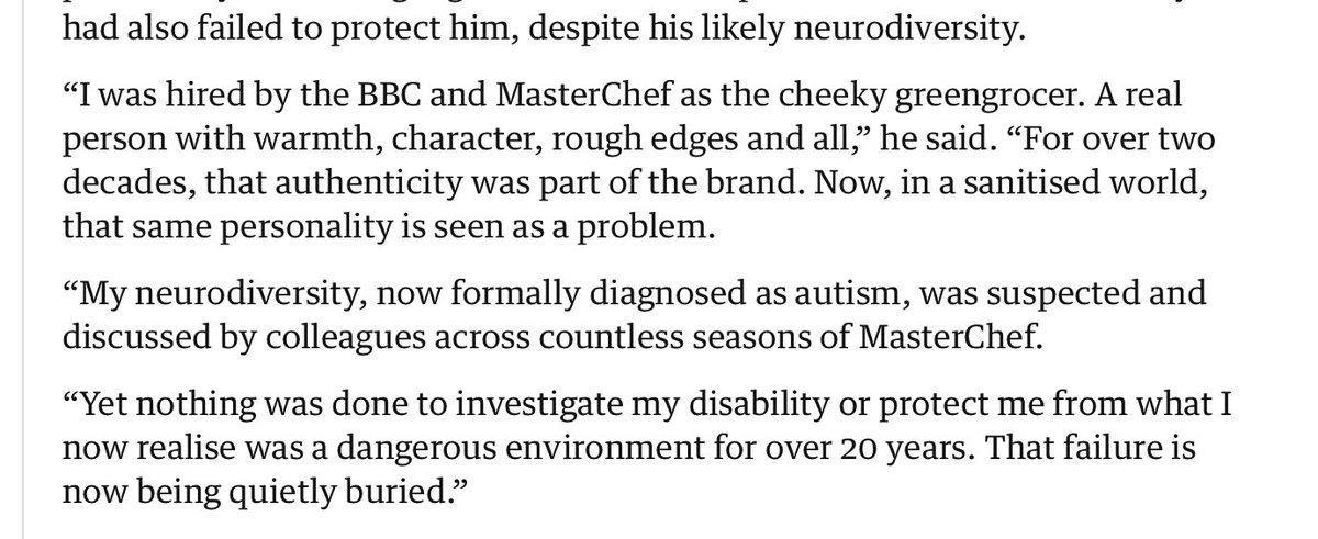 Just when you think you couldn’t dislike Greg any more.
