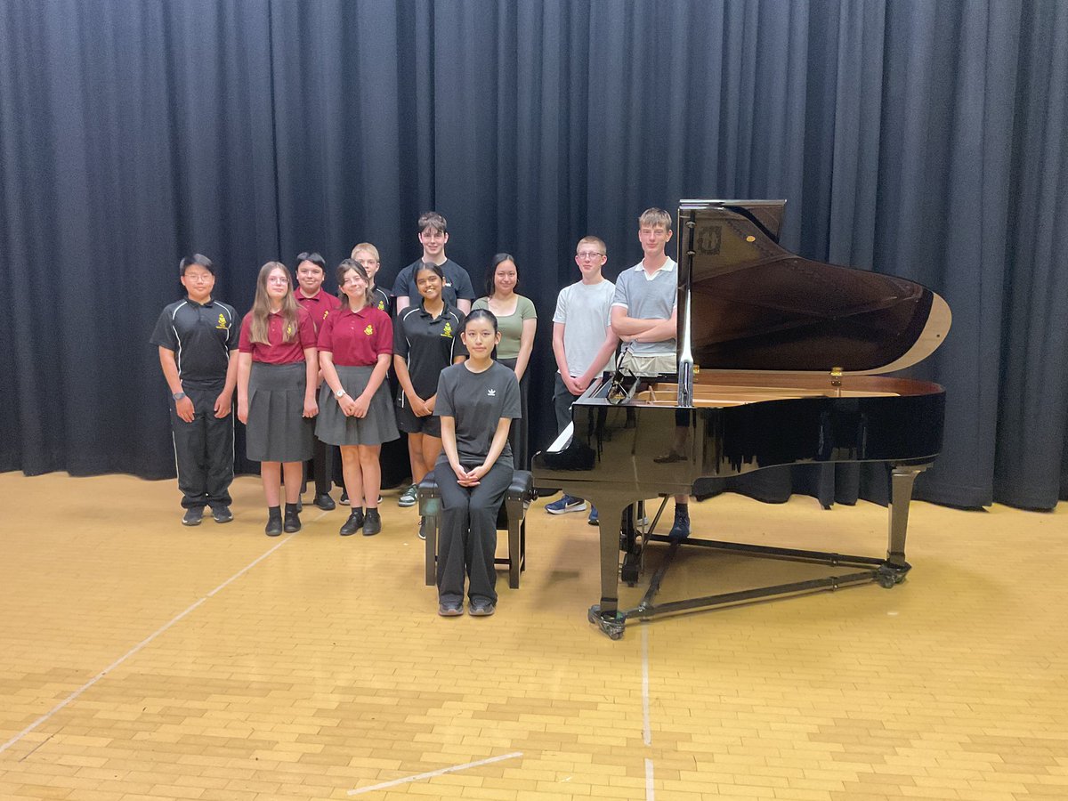 RWBA Summer Concert no 3 complete! Every Piano Recital performance was fabulous this evening and here we have a photo of our amazing pianists from today! Now onto school trips, MFY Final and the last day of term! <a href="/musicforyouth/">Music for Youth</a> <a href="/RWBAcademy/">R W Bassett Academy 💙</a> <a href="/RWBAcademy/">R W Bassett Academy 💙</a> 🎹 🎶