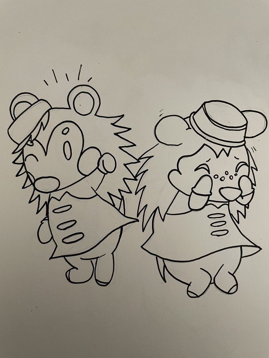 My daughter is super into the squid sisters and the Able sisters, so I drew her a picture of them combined! She said:

 “oh.” 

So pretty jazzed I’m feelin!