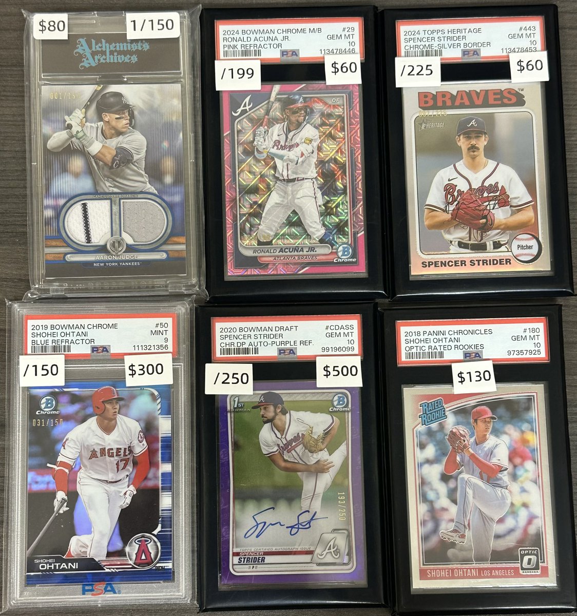 AlchemistCardz's tweet image. Looking to move a few cards. Let’s make some deals! #thehobby #TheHobbyFamily