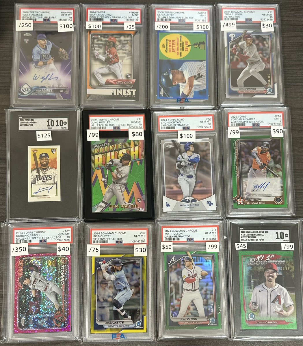 AlchemistCardz's tweet image. Looking to move a few cards. Let’s make some deals! #thehobby #TheHobbyFamily