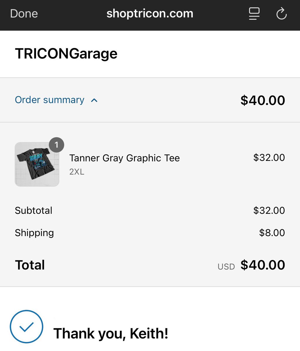 God bless you, <a href="/TRICONGarage/">TRICON</a> 🙂