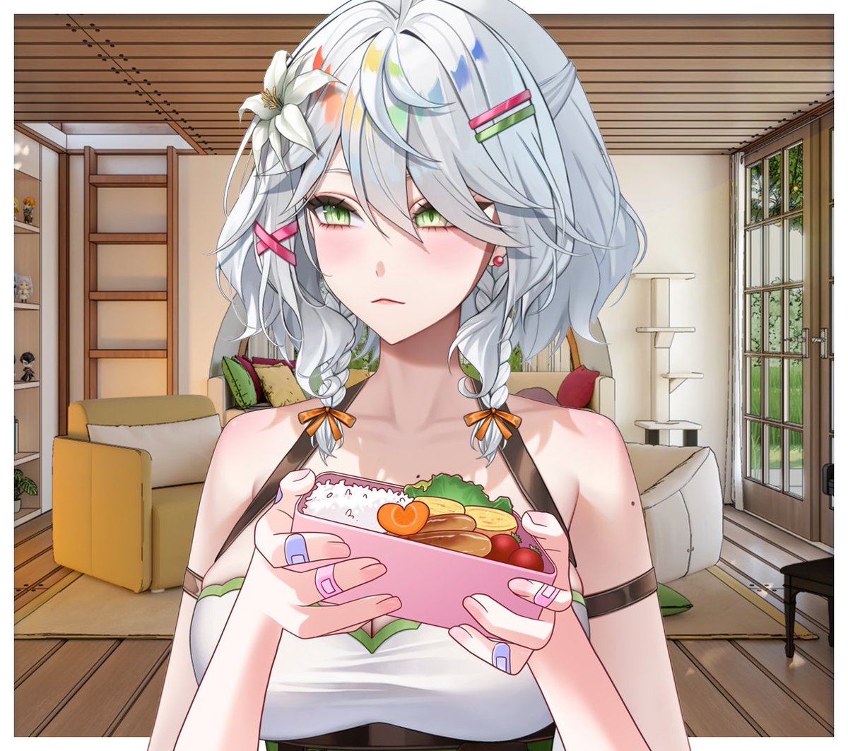 Buenas tardes! desperté algo tarde hoy pero vengo a recordarles que no olviden comer bien!

Los veo más tarde en streamcito, tomen awa uwu