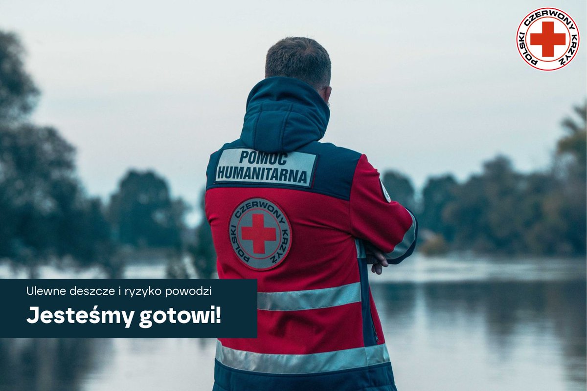 UWAGA intensywne opady deszczu! Meteorolodzy ostrzegają przed możliwymi podtopieniami i powodziami. 
W Polskim Czerwonym Krzyżu w podwyższonej gotowości pozostają Grupy Ratownictwa oraz Grupy Pomocy Humanitarnej. Grupy Ratownictwa PCK z Czechowic-Dziedzic i Bielska-Białej zostały