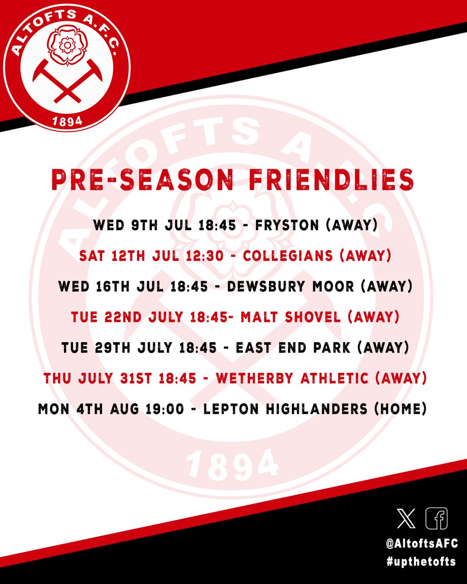 Altofts AFC tweet media