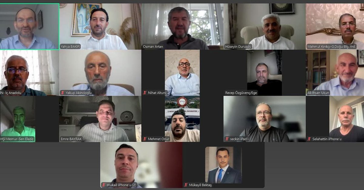 Türkiye Eğitime Destek Platformu İl Bölge Başkanları Toplantımızı Zeynel Önal Başkanlığında gerçekleştirdik