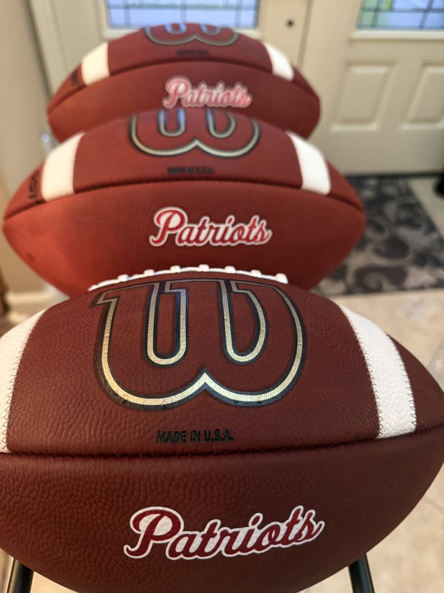 Next footballs in cue.