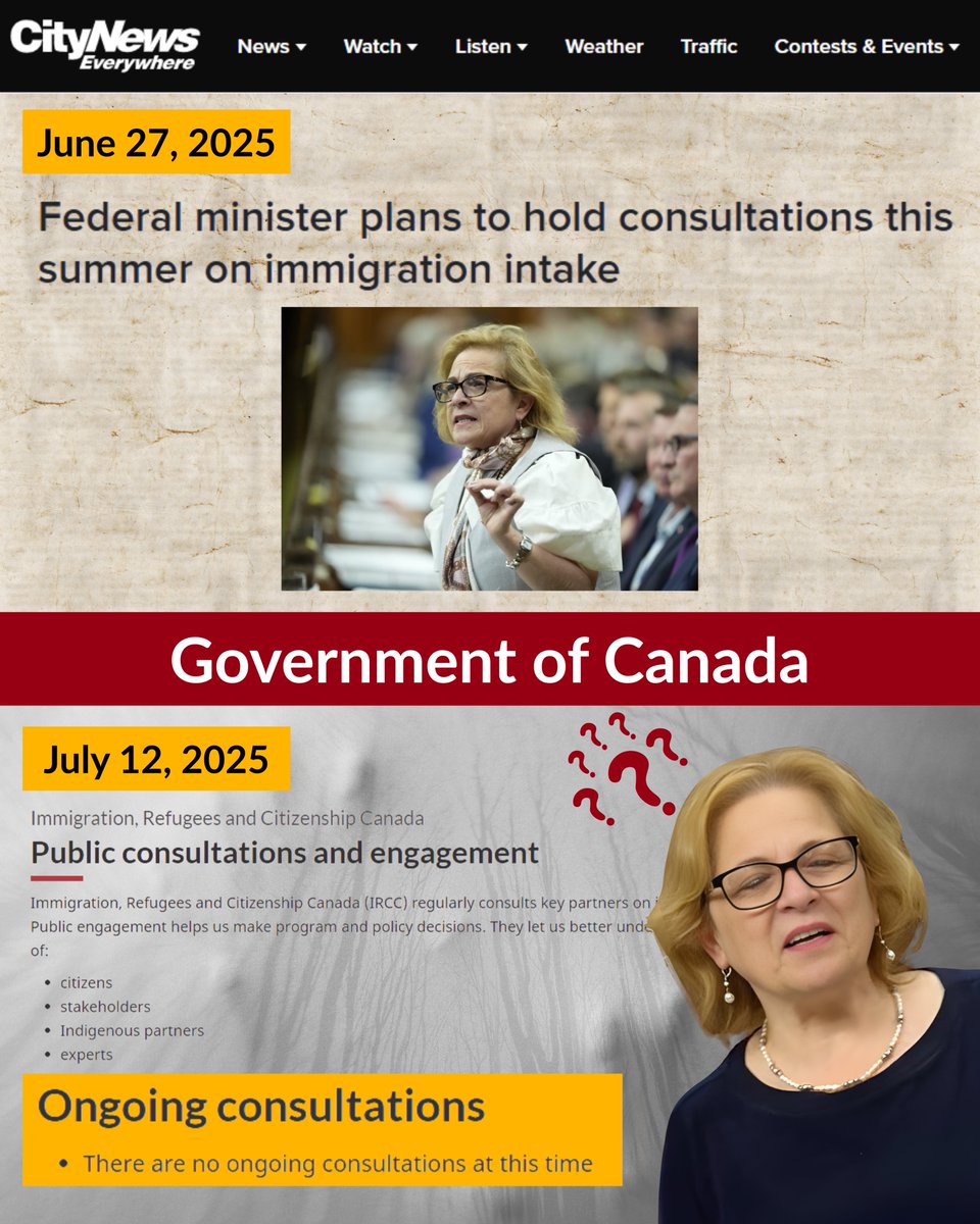 Lianne_Rood's tweet image. In just the first 4 months of 2025, the Carney Liberals have admitted 817,000 new immigrants into Canada.
The Minister of Immigration promised summer consultations on immigration levels, but in typical Liberal fashion, those consultations never happened.
No transparency. No…