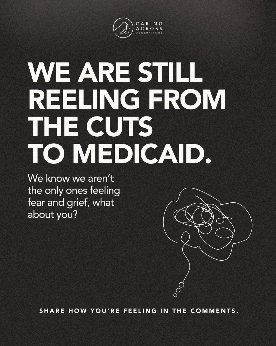 CaringAcrossGen's tweet image. Fear. Grief. Anger.
We’re feeling it all right now, and you may be, too. 🤍
All of these feelings are valid. As caregivers, care recipients, and care advocates, we have so much to fight for now more than ever before—but first we must grieve and process.
How are you feeling?