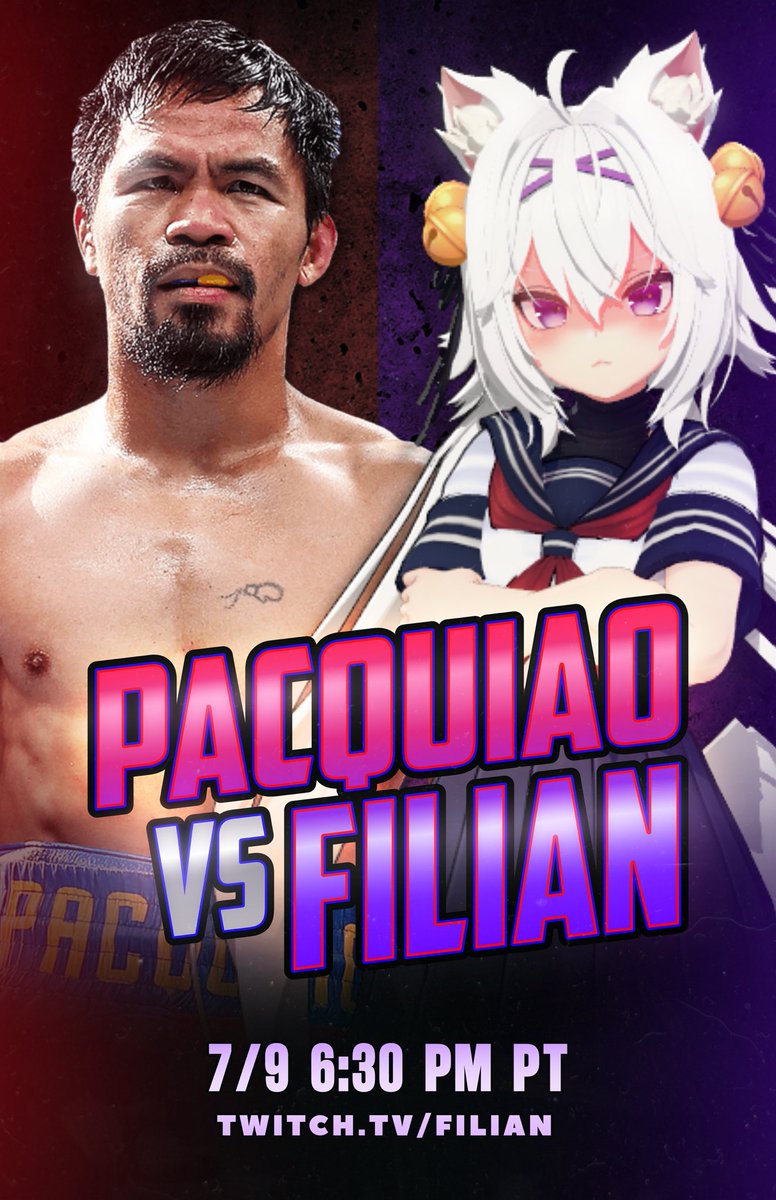 filianIsLost's tweet image. He’s got certified hands. I’ve got S-tier dodge rolls & a Twitch chat debuff.
🔴 twitch.tv/filian July 9 @ 1PM PT
🥊 Bell rings for Manny @ 630PM