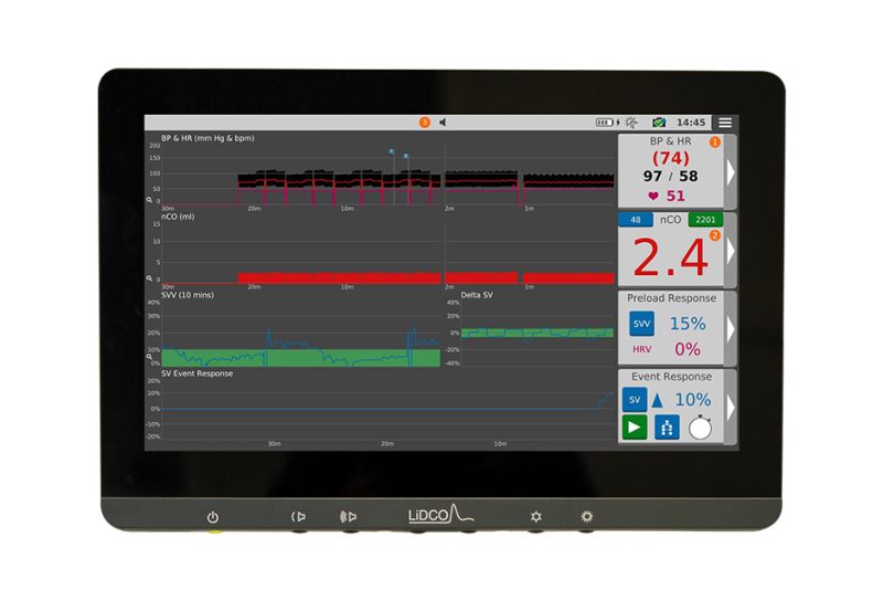 Masimo LiDCO Haemodynamic Monitoring System
Beat-to-beat advanced haemodynamic monitoring to support informed decision-making in high-acuity care areas such as the Operating Room.
 
Clinical Evidence
Reductions in Postoperative Complications and Costs
Reductions in 30-Day and