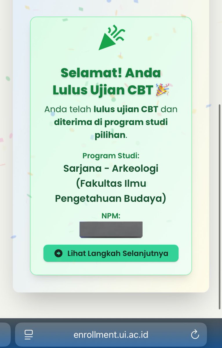 Jiminbelajar's tweet image. Halo semuanya… alhamdulillah aku lulus simak UI…. Terima kasih banyak guys udh nemenin aku di akun ini hehe 
Doain yg terbaik buat aku yeah hehe….