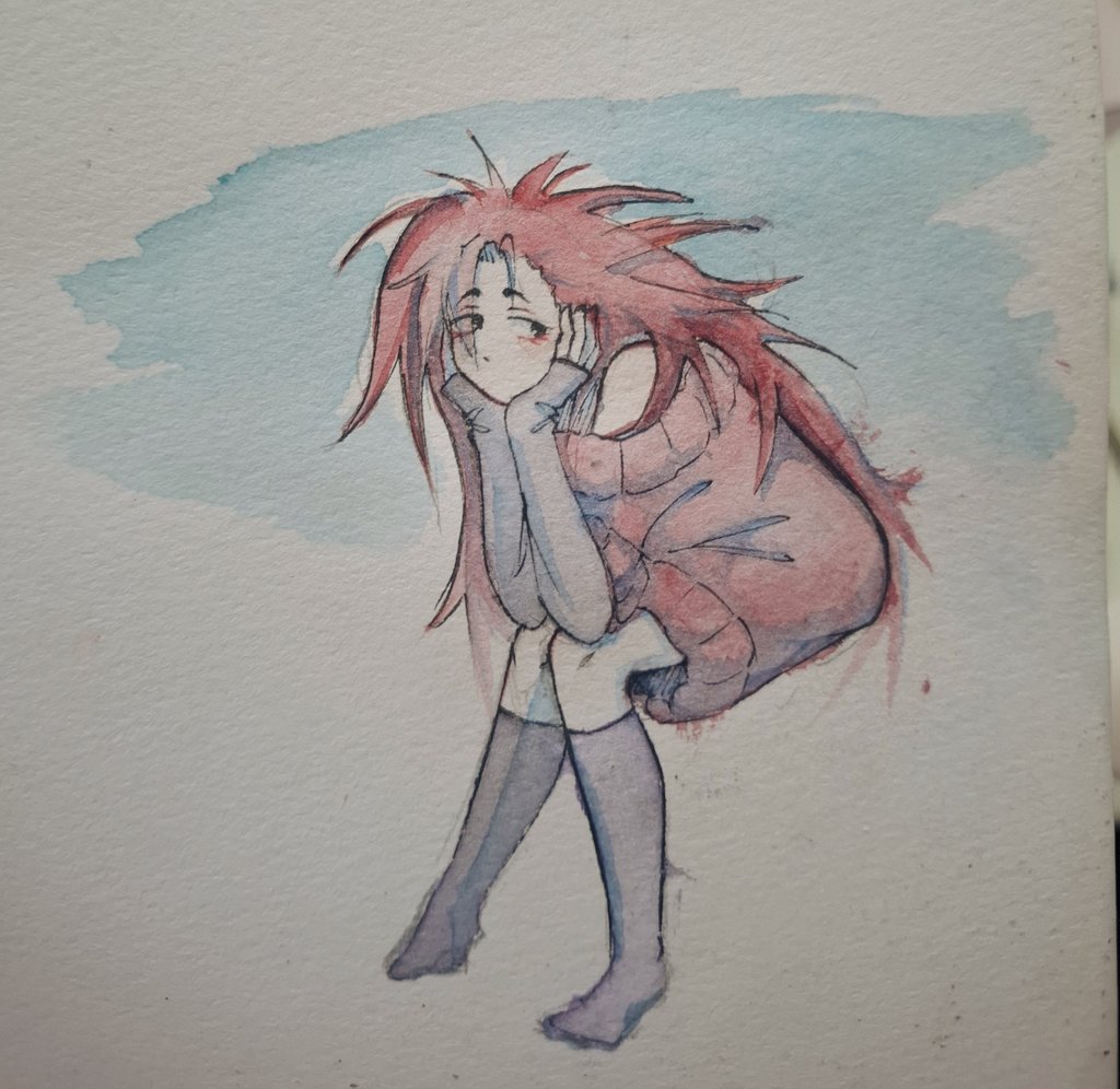 TPABKA_PEHA's tweet image. I apologize for the dirty canvas馃様
#htf #htf_Flaky #Flaky