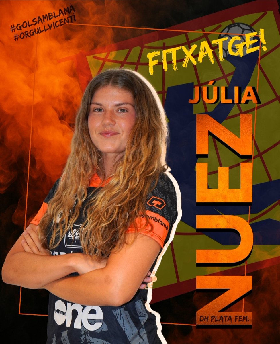 FITXATGE! 🔥

📢Anunciem la primera incorporació del DHPF per la propera temporada! 

Procedent del @bmgranollers de la Liga Guerreras Iberdrola, Júlia Nuez arriba a l'HSV per aportar solidesa defensiva, llançament exterior i polivalència en el joc

#golsamblamà #DHPlataFem