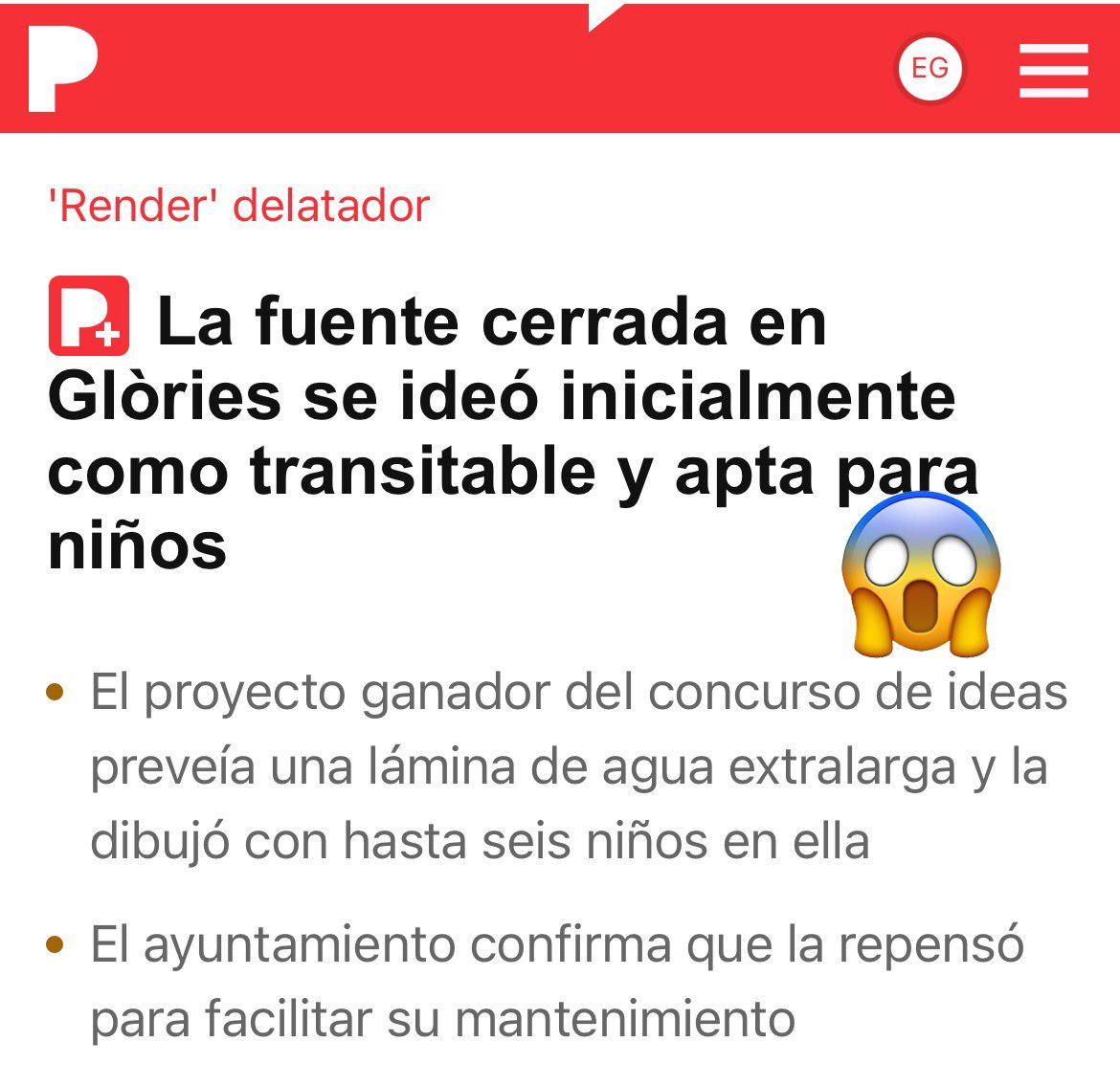 Lourdes Arrando (@lourdesg2a) on Twitter photo 🔴Amb les onades de calor, el tancament de la font Mirall d’Aigua de #Glòries la deixa com un simple decorat del parc!
📣Des d’<a href="/ERCSantMarti/">ERC Sant Martí</a> instem el govern de #BCN a repensar-ne l’ús, garantir-ne la seguretat, convertir-la en refugi climàtic i reobrir-la al més aviat possible! 🔴Amb les onades de calor, el tancament de la font Mirall d’Aigua de #Glòries la deixa com un simple decorat del parc!
📣Des d’<a href="/ERCSantMarti/">ERC Sant Martí</a> instem el govern de #BCN a repensar-ne l’ús, garantir-ne la seguretat, convertir-la en refugi climàtic i reobrir-la al més aviat possible!