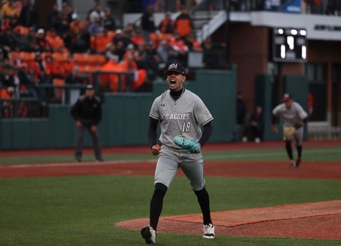 Congrats to <a href="/NMStateBaseball/">New Mexico State Baseball</a> ⭐️ alum <a href="/_ianmejia/">Ian Mejia</a> on being promoted to Triple-A with the <a href="/Braves/">Atlanta Braves</a>! 

Well deserved after going 8-1 with a 1.96 ERA at Double-A. Now he’s one step away from <a href="/MLB/">MLB</a>! 

#ProAggies