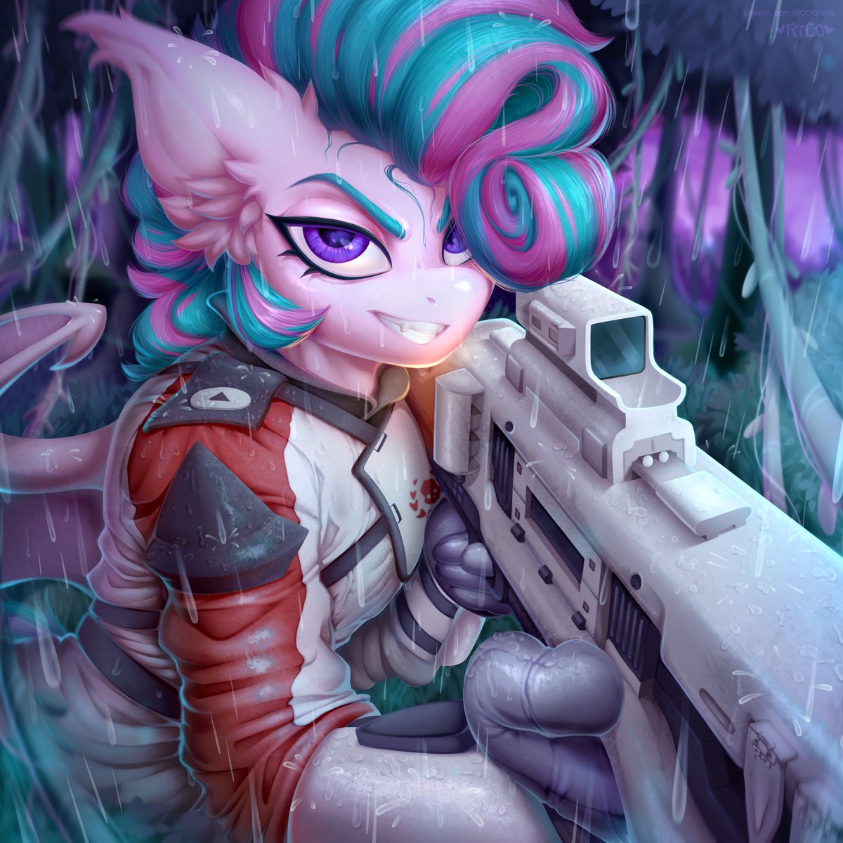 RICOZAWR's tweet photo. This artwork took a looong time, but I now love it proportionally 🫠💕

#mlpart #mlpoc #Helldivers2 #artwork https://t.co/cE2oqShvJ2