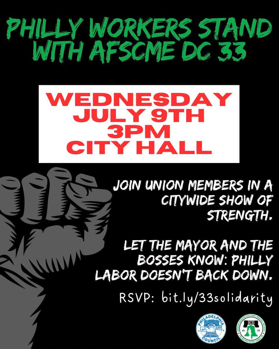 KendraPHL's tweet image. Popsicles for the people!! The workers of @afscme33 are out here in the heat, holding the line for livable wages for working families in our city. You can show your support tomorrow at the rally at City Hall at 3pm. You can donate to the strike fund at afscme33.betterworld.org/campaigns/33-s…