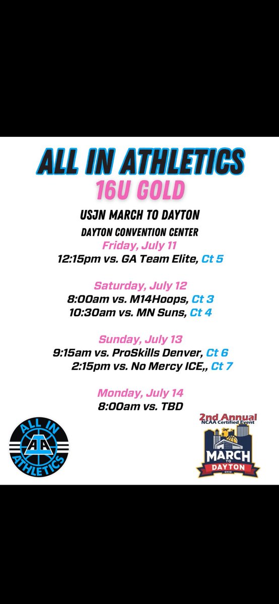 Mikaela Cooper (@mikaelacoop) on Twitter photo Come watch our team at Dayton for <a href="/USJN/">USJN</a> !!
<a href="/AIAelitegirls/">ALL IN Elite Girls 3SSB</a> <a href="/lzgirlsbball/">Lake Zurich HS Girls Basketball</a> Come watch our team at Dayton for <a href="/USJN/">USJN</a> !!
<a href="/AIAelitegirls/">ALL IN Elite Girls 3SSB</a> <a href="/lzgirlsbball/">Lake Zurich HS Girls Basketball</a>
