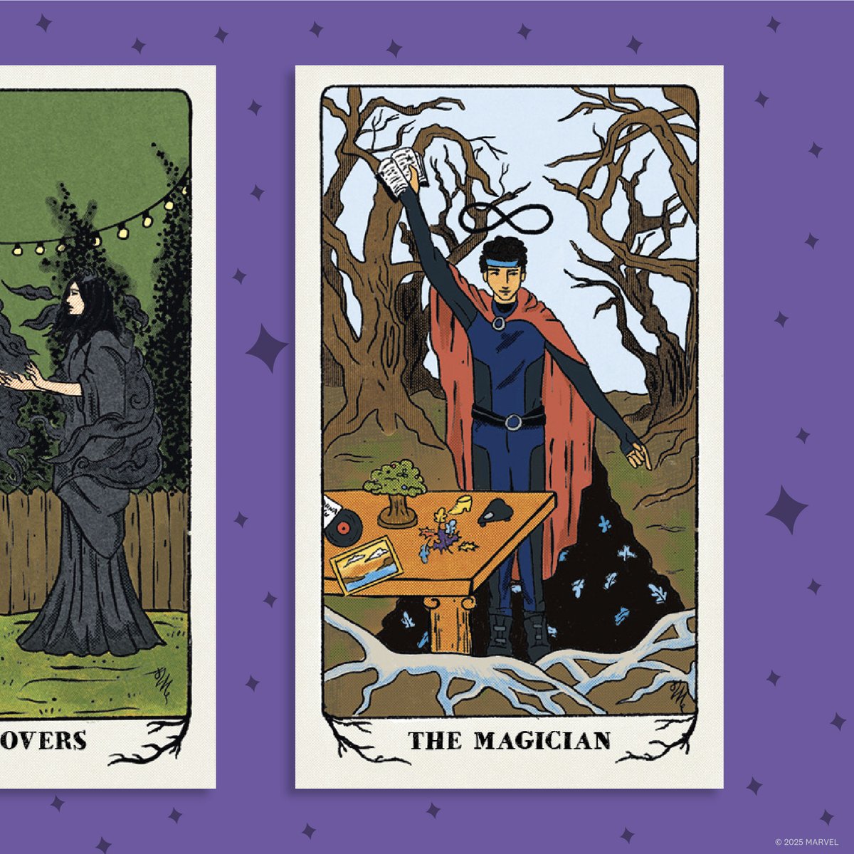 insighteditions's tweet image. The way along the Witches Road is open with Agatha All Along Tarot Deck and Guidebook!
On sale today! amzn.to/4mMe1zV
@Marvel #MarvelMagic #AgathaHarkness #AgathaAllAlong