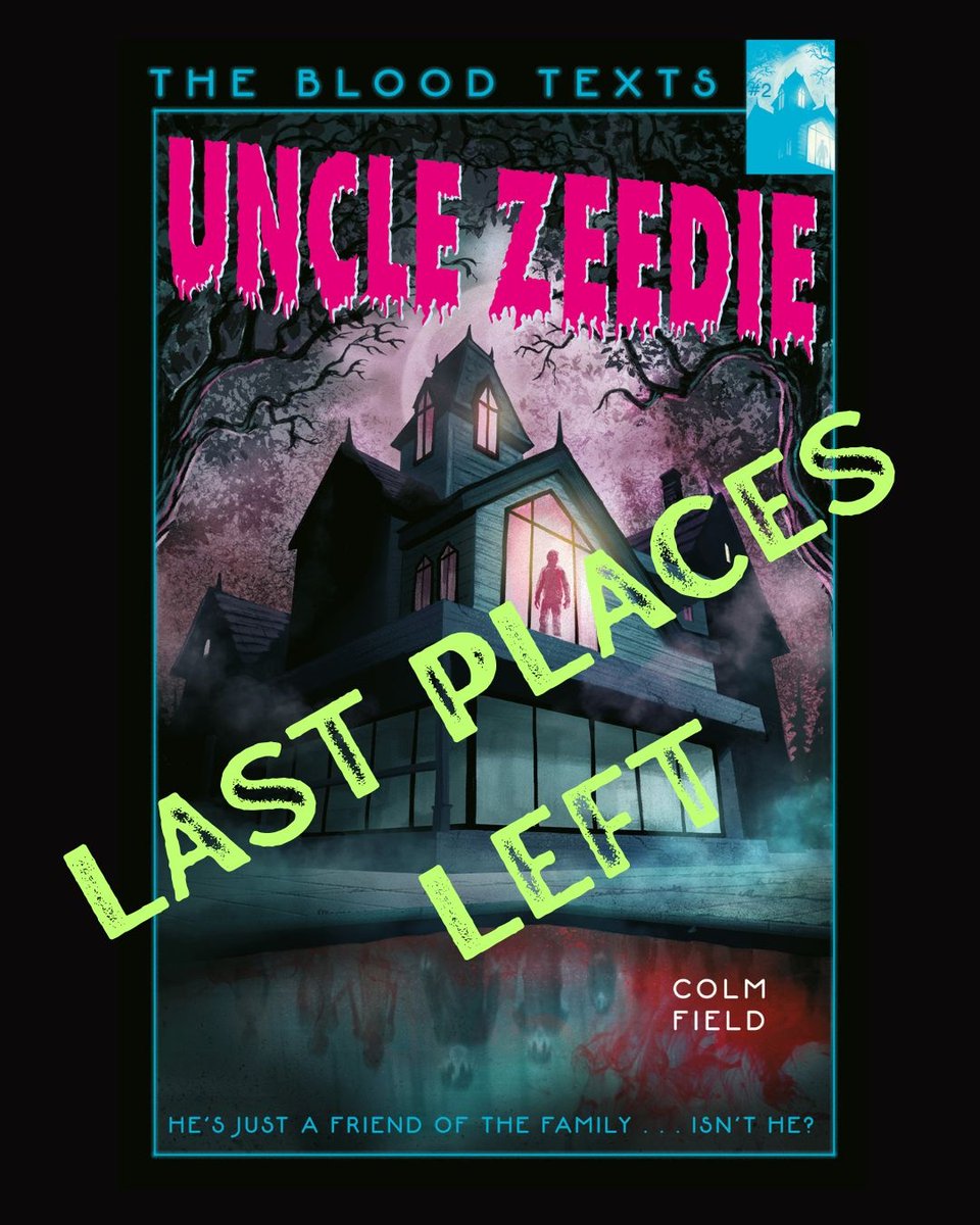 NYALitFest's tweet image. Fancy perfecting your horror writing skills? Last few places remaining on Colm Field&apos;s Horror Writing Guide. Suitable for ages 12 to 16.

Book here - tinyurl.com/y7bpfrkh