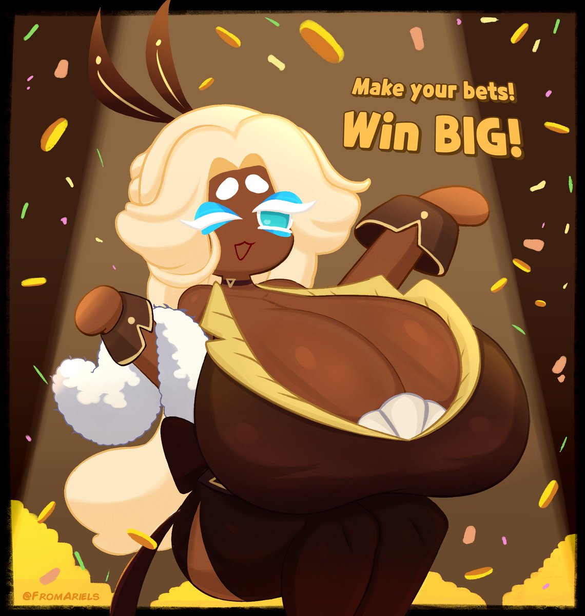 Being with Mozzarella Cookie is as good as hitting the Jackpot, keep on betting BIG though!