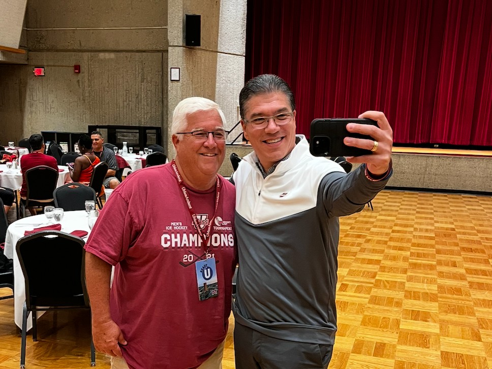 UMassChancellor's tweet image. Meeting families and friends of the #Classof2029 makes clear that our community-building begins well before move-in day. Welcome to the UMass family!
@new2umass