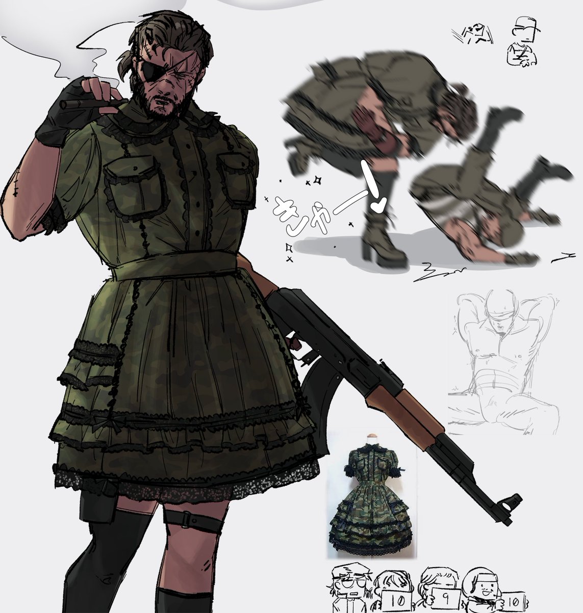 SonSlivShad's tweet photo. 👗 #mgsv https://t.co/0yI4AIZ8J4
