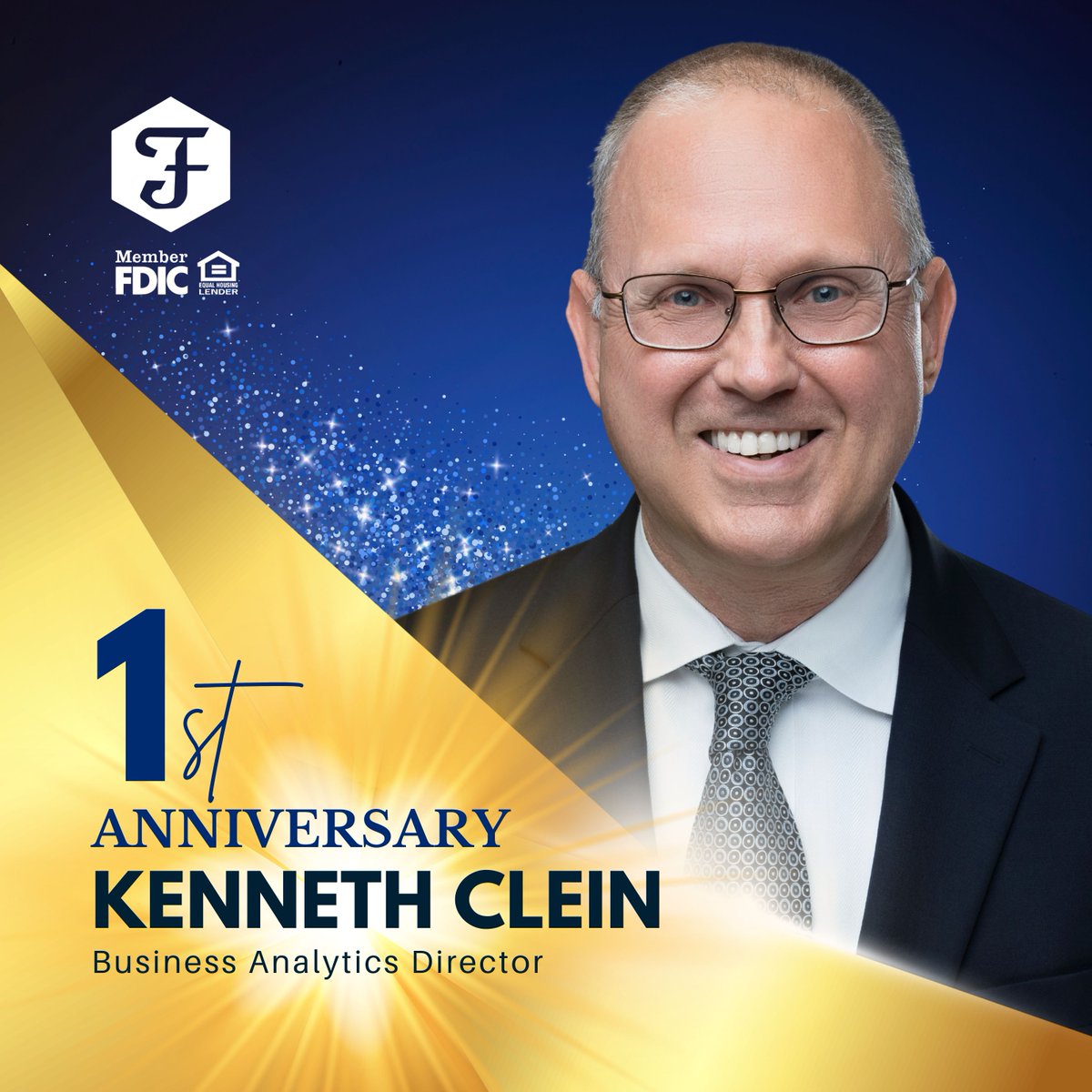 🎉 Celebrating a milestone! One year of excellence with Kenneth Clein, our Business Analytics Director at Fidelity Bank. His dedication and expertise have made a significant impact on our team's success. Share your comments below!

#BankLocal #EmployeeAnniversary #OneYearStrong
