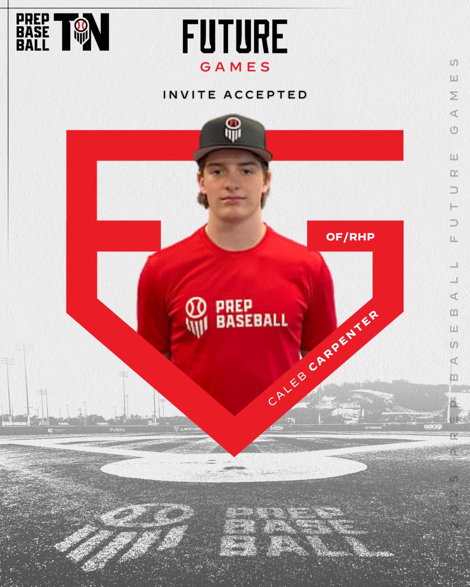 Prep Baseball Tennessee (@prepbaseballtn) on Twitter photo #𝐏𝐁𝐅𝐆𝟐𝟓: 𝐈𝐧𝐯𝐢𝐭𝐞 𝐀𝐜𝐜𝐞𝐩𝐭𝐞𝐝 ✅
+ Caleb Carpenter (<a href="/CalebCarp11/">Caleb Carpenter</a>, 2027) an OF/RHP from @WCSIHSBaseball is headed to Emerson, GA to represent #TeamTennessee at the 2025 Prep Baseball Future Games.
👤: loom.ly/b6al4YU // @PrepBaseball #𝐏𝐁𝐅𝐆𝟐𝟓: 𝐈𝐧𝐯𝐢𝐭𝐞 𝐀𝐜𝐜𝐞𝐩𝐭𝐞𝐝 ✅
+ Caleb Carpenter (<a href="/CalebCarp11/">Caleb Carpenter</a>, 2027) an OF/RHP from @WCSIHSBaseball is headed to Emerson, GA to represent #TeamTennessee at the 2025 Prep Baseball Future Games.
👤: loom.ly/b6al4YU // @PrepBaseball