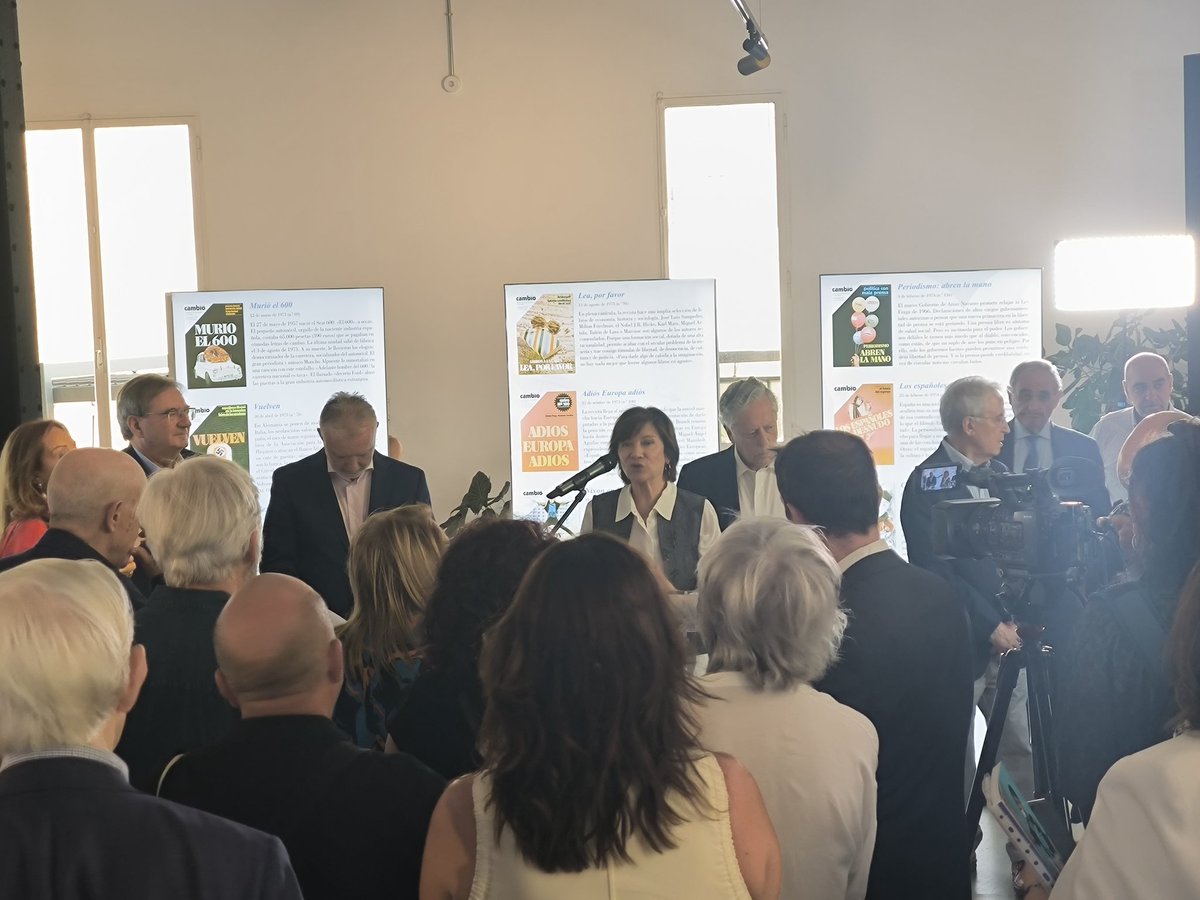 Cristóbal Fernández Muñoz (@cristobalfdez) on Twitter photo La <a href="/F_DiarioMADRID/">Fundación Diario MADRID</a> cuenta con una exposición imprescindible para la historia de la comunicación en España sobre <a href="/Cambio16/">Cambio 16</a> que ha inaugurado hoy el Ministro <a href="/territorialgob/">Ministerio P. Territorial y M. Democrática</a> <a href="/apeuropeos/">Asociación de Periodistas Europeos</a> <a href="/aprensamadrid/">APM</a> <a href="/UCMccinf/">Facultad Ciencias Información</a> La <a href="/F_DiarioMADRID/">Fundación Diario MADRID</a> cuenta con una exposición imprescindible para la historia de la comunicación en España sobre <a href="/Cambio16/">Cambio 16</a> que ha inaugurado hoy el Ministro <a href="/territorialgob/">Ministerio P. Territorial y M. Democrática</a> <a href="/apeuropeos/">Asociación de Periodistas Europeos</a> <a href="/aprensamadrid/">APM</a> <a href="/UCMccinf/">Facultad Ciencias Información</a>