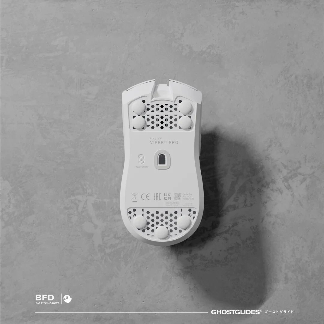ZerkGamingMods's tweet image. The @ghostglides BFD skates and Black heavy grips are now available! 👻

Restock also for:
- Poron Spacers
- EDGERUNNER DOTS 
- EDGERUNNER GPX, GPX2, GPX2 DEX
- EDGERUNNER Viper V3 Pro

zerkgamingmods.co.uk/?s=Ghostglides…