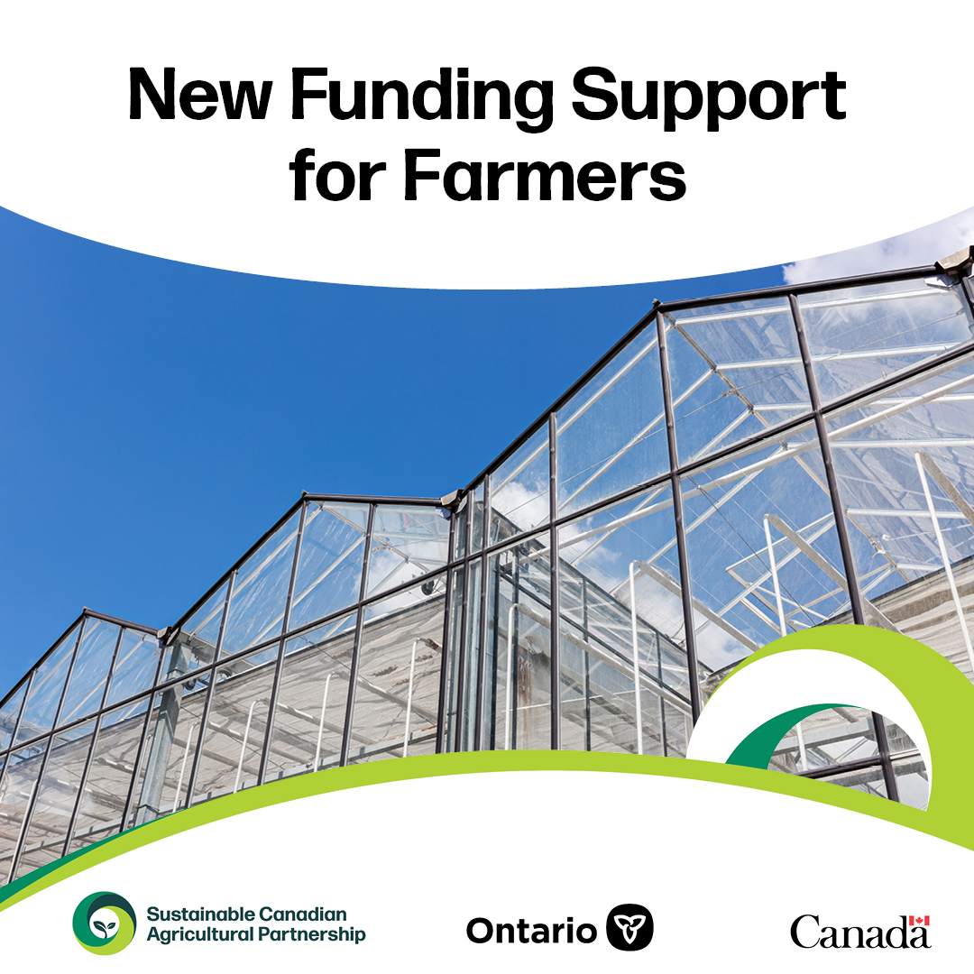Canada &amp; Ontario are investing an additional $3M in the Agricultural Stewardship Initiative to support farmers with sustainability &amp; productivity. Visit ontariosoilcrop.org/agricultural-s… to apply.
#SustainableCdnAg #OntAg