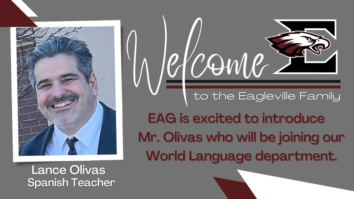 Welcome Mr. Olivas! <a href="/Tim_PedigoEAG/">Tim Pedigo</a> <a href="/EAGbrownj/">Jason W Brown</a> <a href="/EAG_LacyTallman/">Lacy Tallman</a>
