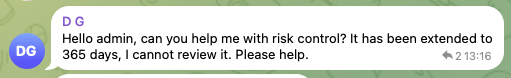 RiskVictim's tweet photo. Sad reality

@MEXC_Official is extending risk control reviews from 30 to 365 days.

Users are being locked out of their funds for a minimum of ONE YEAR — with no clear explanation. 🚫💰

📢 Share to help others stay informed.

#MEXC #RiskControl https://t.co/brj4jnG6qE