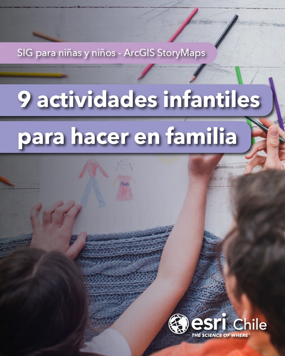 ESRIChile's tweet image. ¡Diviértete con los Sistemas de Información Geográfica (#SIG) realizando estas entretenidas #actividades! 😉🗺️🖍️
Encuentra esta colección de #StoryMaps en el siguiente enlace 👉 f.mtr.cool/xtnxeafkci
#Esri #EsriChile #TheScienceOfWhere #Actividades #ActividadesInfantiles