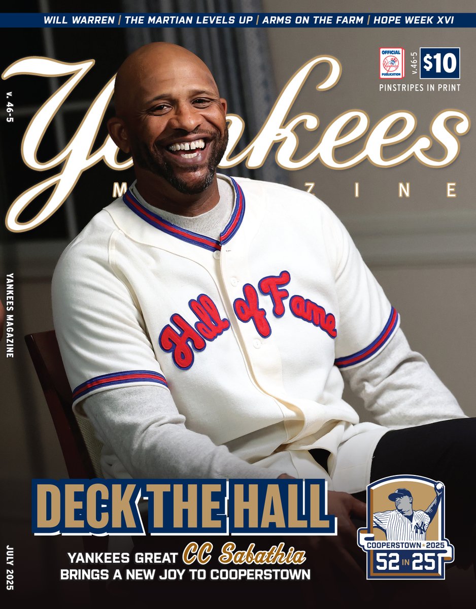 Yankees Magazine (@yanksmagazine) on Twitter photo đź‘€FIRST LOOKđź‘€
July is always a fun month for <a href="/Yankees/">New York Yankees</a> fans, but when one of our own is going into the Hall of Fame, it only adds to the excitement.
Available now at Yankee Stadium kiosks and team stores! đź‘€FIRST LOOKđź‘€
July is always a fun month for <a href="/Yankees/">New York Yankees</a> fans, but when one of our own is going into the Hall of Fame, it only adds to the excitement.
Available now at Yankee Stadium kiosks and team stores!