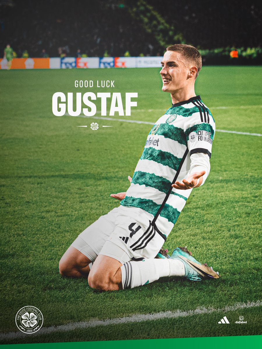 Gustaf Lagerbielke has joined SC Braga on a permanent transfer.

Thank you and good luck, Gustaf 💚

#CelticFC🍀