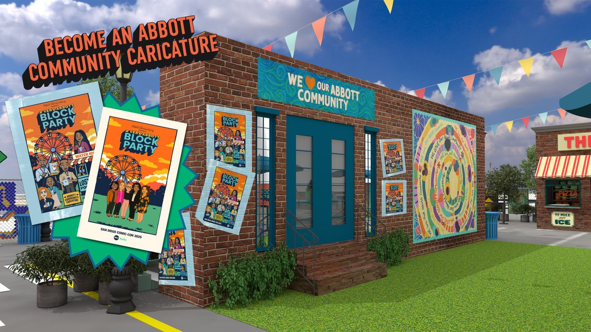 AbbottElemABC's tweet image. #AbbottElementary is ready to FUN-raise at San Diego Comic-Con, inviting attendees to experience A Very Abbott Block Party. From authentic Philly water ice and a sky-high Ferris wheel to exclusive premiums from the school’s Lost and Found, it is sure to be the hottest party on…