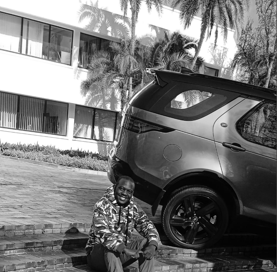 Why would someone park a rangerover on stairs?