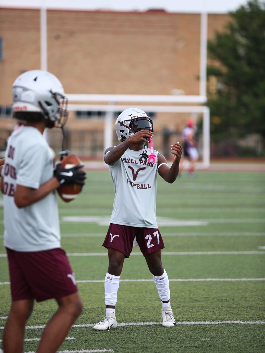 Our Varsity Football team will take part in a 7-on-7 at Royal Oak High School this afternoon. Lamphere will also be in attendance. Here are pictures from the Vikings' 7-on-7 against Lake Shore in June. #hazelparkschools #GoVikings