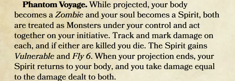 Hack_and_Smash's tweet photo. Making good progress on fleshing out the sorcerer subclasses today. Take a look at 'Phantom Voyage' from the Mystic Sorcerer Subclass https://t.co/ACMbvr0fl3
