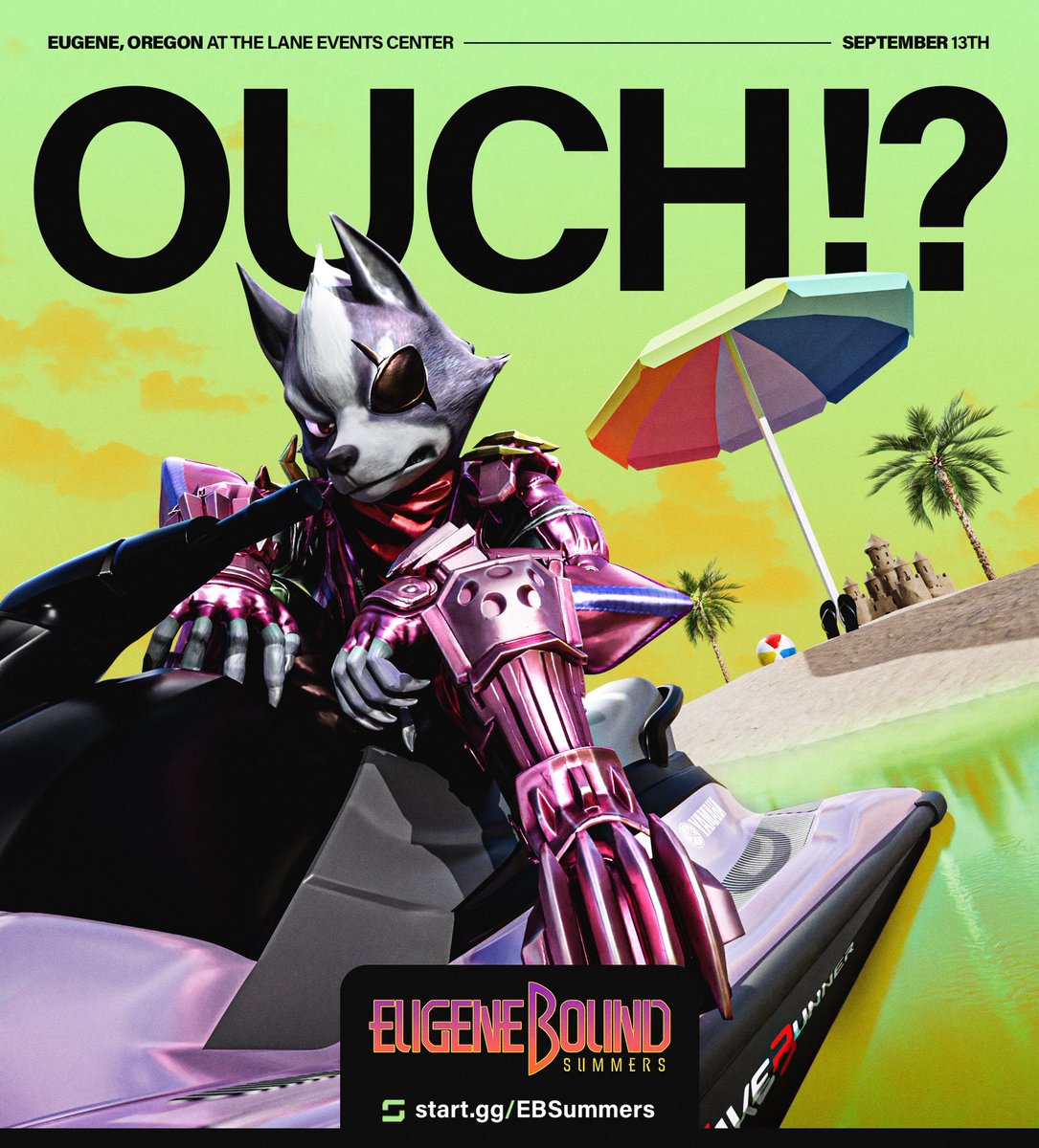 Diego Del-Fuego 🔥 ➡️ Best of the West 4 🏜️ (@diegodelfuegosb) on Twitter photo New Top player announcement incoming!
After an incredible performance at Best of the West 3 and Major’s Mansion.
We welcome again Ouch!? to EugeneBound Summers!!! 🌎 
We’re super excited to watch him take on some of North America’s best on September 13th in Eugene, Oregon New Top player announcement incoming!
After an incredible performance at Best of the West 3 and Major’s Mansion.
We welcome again Ouch!? to EugeneBound Summers!!! 🌎 
We’re super excited to watch him take on some of North America’s best on September 13th in Eugene, Oregon